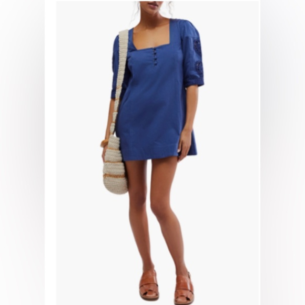 FREE PEOPLE Bali Hazel Heart Minidress Size extra small